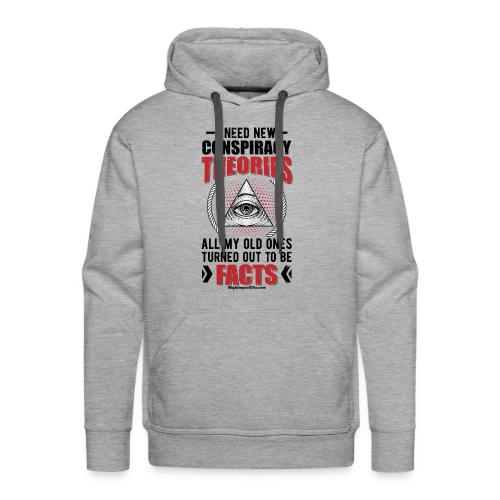 Conspiracy Triangle for Light Colors - Men's Premium Hoodie