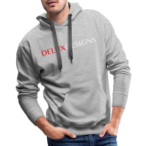 Delux Designs (white) - Men's Premium Hoodie