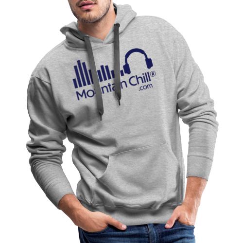 MountainChill Official Blue Logo (2-sided) - Men's Premium Hoodie