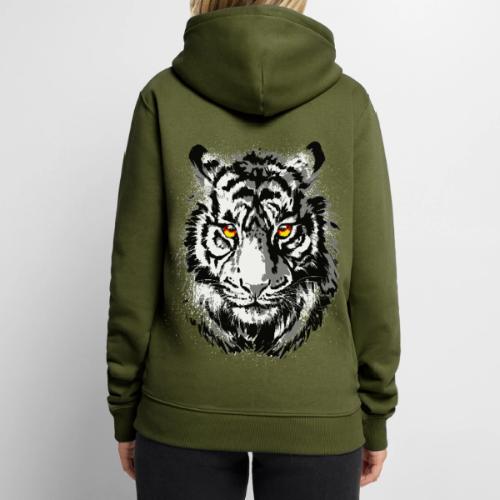 Tiger Head - Tiger Artwork - Wildlife Big Cats - Men's Premium Hoodie