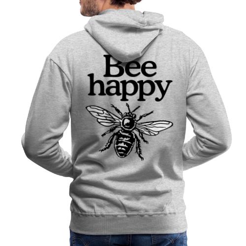Bee Happy Beekeeper Beekeeping - Men's Premium Hoodie