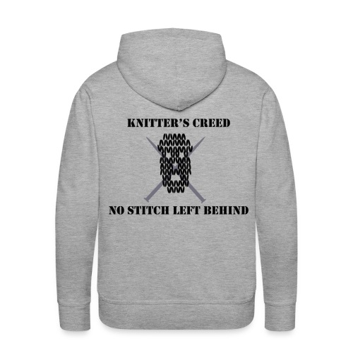 Knitter's Creed - Men's Premium Hoodie