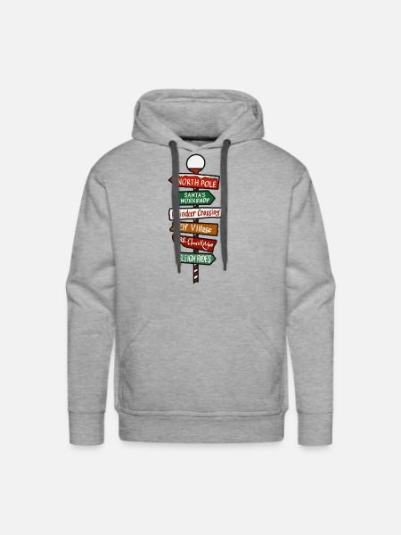 Signs of Imagination Collection. - Men's Premium Hoodie - heather grey
