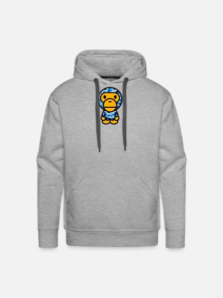 baby camo - Men's Premium Hoodie - heather grey