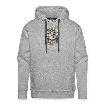 Brainstorm Buddy 11 - Men's Premium Hoodie - heather grey - Front - Liam (192cm)