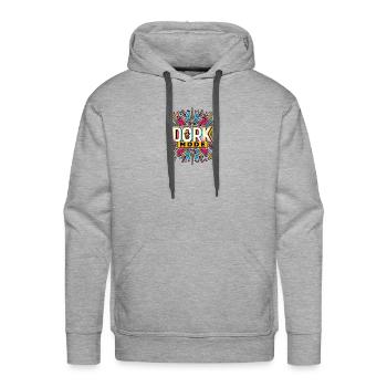 Dork Mode 9 - Men's Premium Hoodie - heather grey - Front - Liam (192cm)