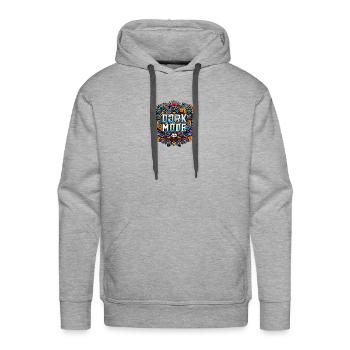 Dork Mode 8 - Men's Premium Hoodie - heather grey - Front - Liam (192cm)