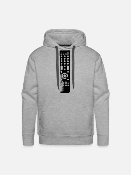 Remote Control - Men's Premium Hoodie - heather grey
