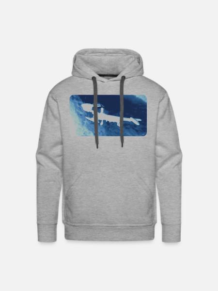 USAF F-4 Phantom - Men's Premium Hoodie - heather grey