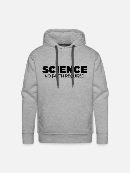 Atheist shirt - Men's Premium Hoodie - heather grey