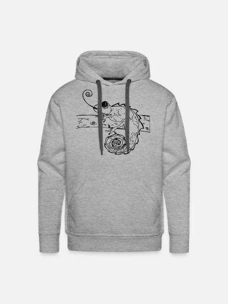 Chameleon - Men's Premium Hoodie - heather grey