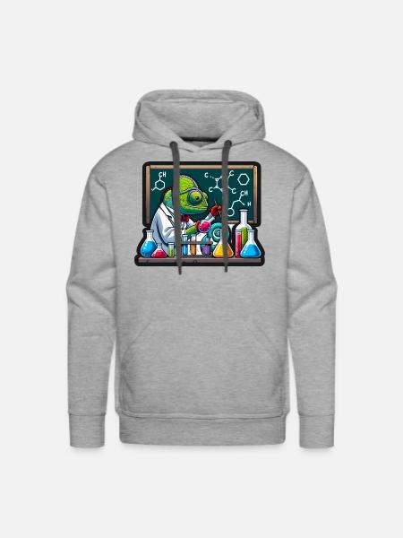 Chemical Chameleon - Men's Premium Hoodie - heather grey