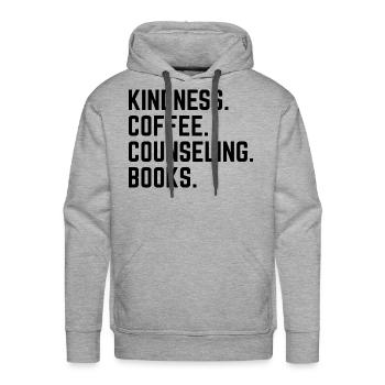 School Psychologist music aesthetic - Men's Premium Hoodie - heather grey - Front - Liam (192cm)