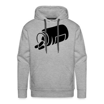 Pills Bottle - Men's Premium Hoodie - heather grey - Front - Liam (192cm)