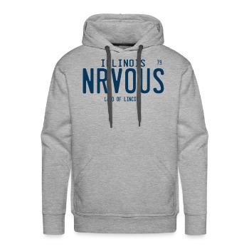 NRVOUS from Ferris Buellers Day Off travel - Men's Premium Hoodie - heather grey - Front - Liam (192cm)