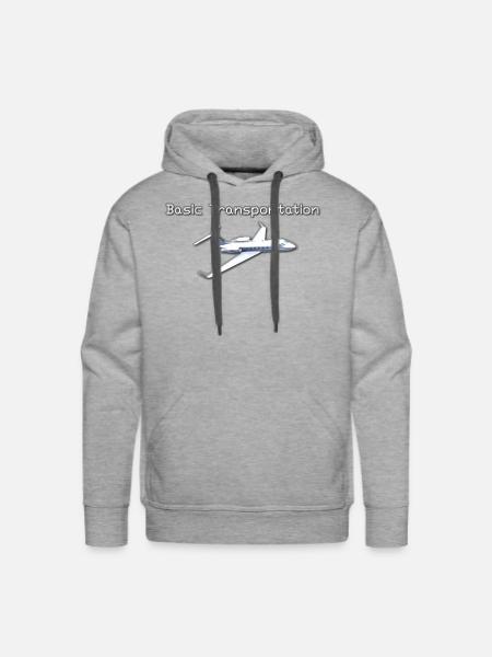 Basic Transportation - Men's Premium Hoodie - heather grey