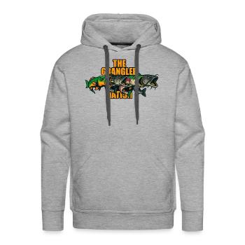 Grangler Nation - Men's Premium Hoodie - heather grey - Front - Liam (192cm)