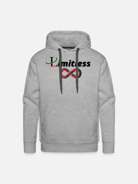 Limitless - Men's Premium Hoodie - heather grey