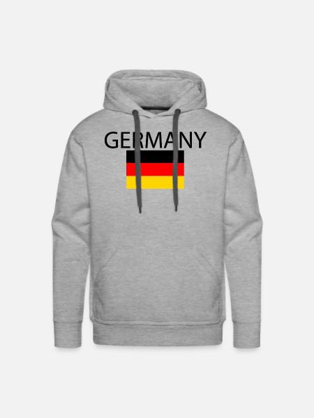 Germany - Men's Premium Hoodie - heather grey