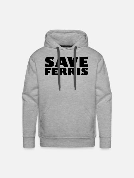 Save Ferris 70s - Men's Premium Hoodie - heather grey