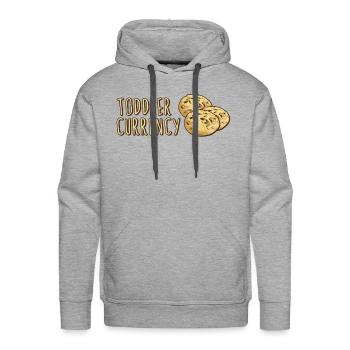 Cookies Toddler Currency - Men's Premium Hoodie - heather grey - Front - Liam (192cm)