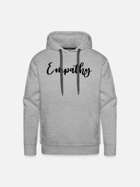 EMPATHY - Men's Premium Hoodie - heather grey
