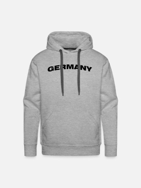 Germany - Men's Premium Hoodie - heather grey
