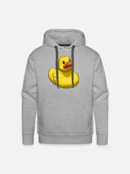Rubber ducky - Men's Premium Hoodie - heather grey
