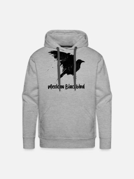 Mexican Blackbird - Men's Premium Hoodie - heather grey