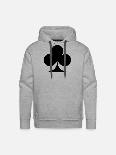 Club Card - Men's Premium Hoodie - heather grey