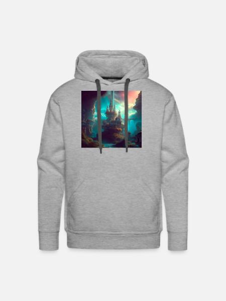 Fantasy land - Men's Premium Hoodie - heather grey