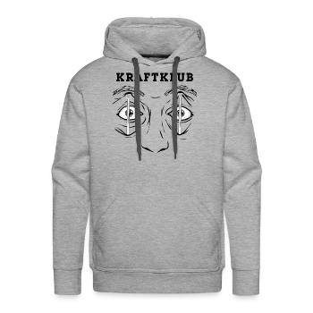 Best Music Rock Indie Of Kraftklub - Men's Premium Hoodie - heather grey - Front - Liam (192cm)