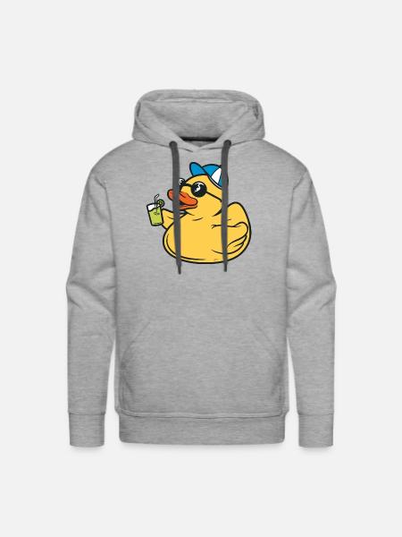 Vacation Party Rubber Duck Ducky - Men's Premium Hoodie - heather grey