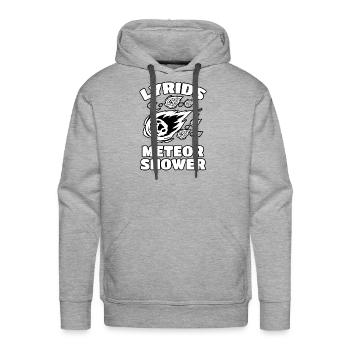 Astronomy Quote Space Lovers Gift for Astronomers - Men's Premium Hoodie - heather grey - Front - Liam (192cm)