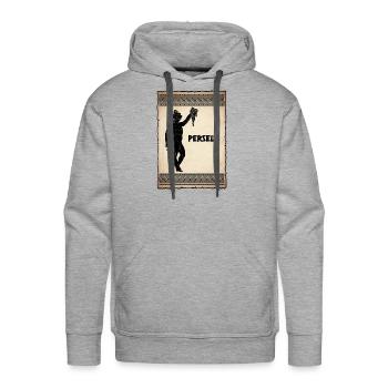 Greek Mythology Gifts Greece Mythology Art Greek G - Men's Premium Hoodie - heather grey - Front - Liam (192cm)