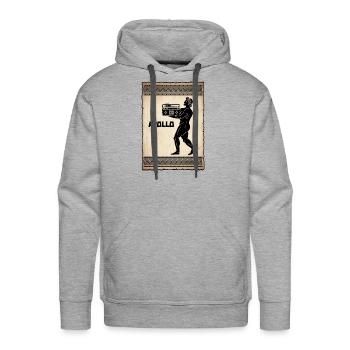 Greek Mythology Gifts Greece Mythology Art Greek G - Men's Premium Hoodie - heather grey - Front - Liam (192cm)