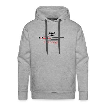 nsh cheerleader - Men's Premium Hoodie - heather grey - Front - Liam (192cm)