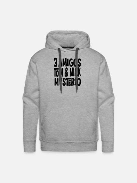 Tom And Nick Mysterio - Men's Premium Hoodie - heather grey
