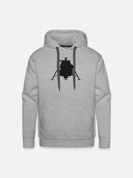 Lunar Module - Men's Premium Hoodie - heather grey