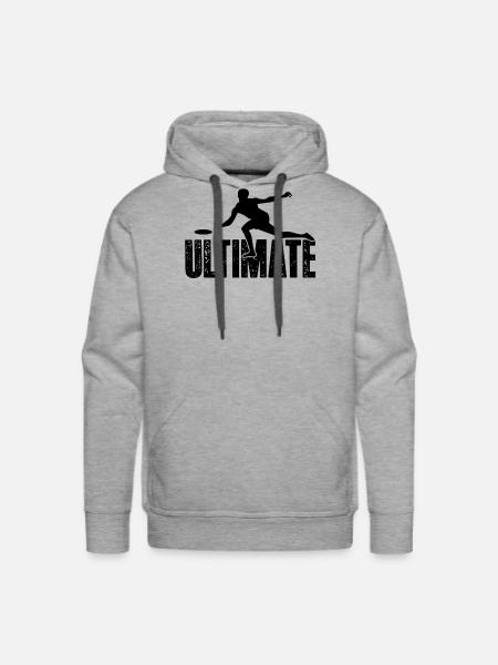 Ultimate Frisbee Shirt - Men's Premium Hoodie - heather grey