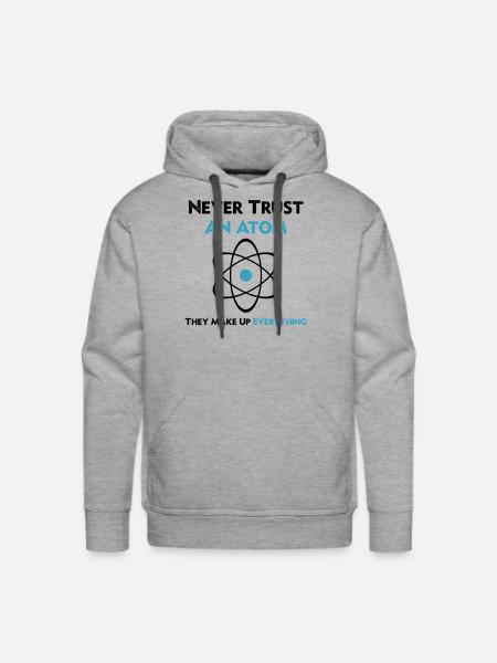 Make Up Everything - Men's Premium Hoodie - heather grey