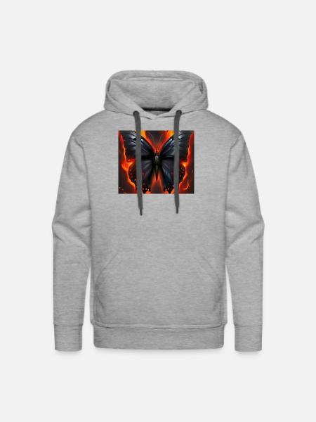 DZGN - Men's Premium Hoodie - heather grey