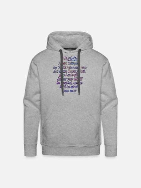 John - Men's Premium Hoodie - heather grey