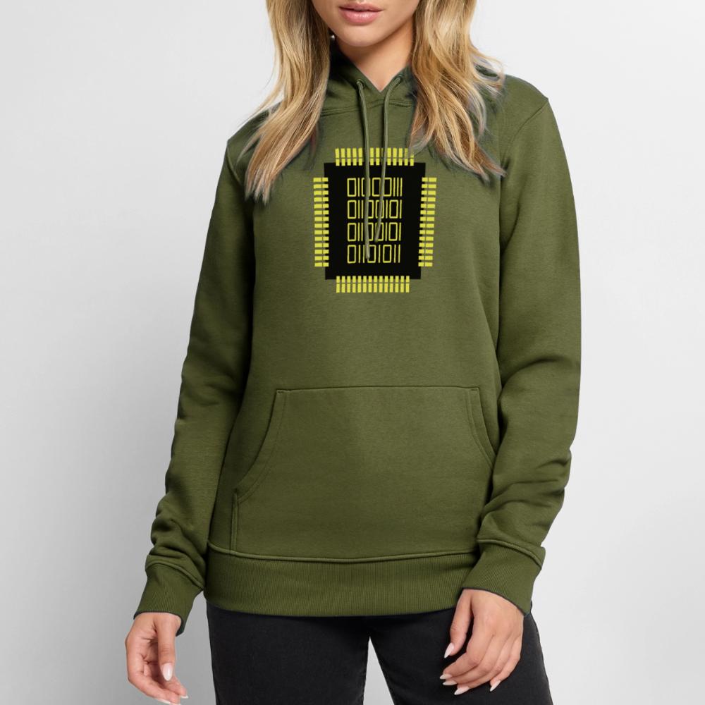Geek - Binär - SoC - Men's Premium Hoodie khaki green 