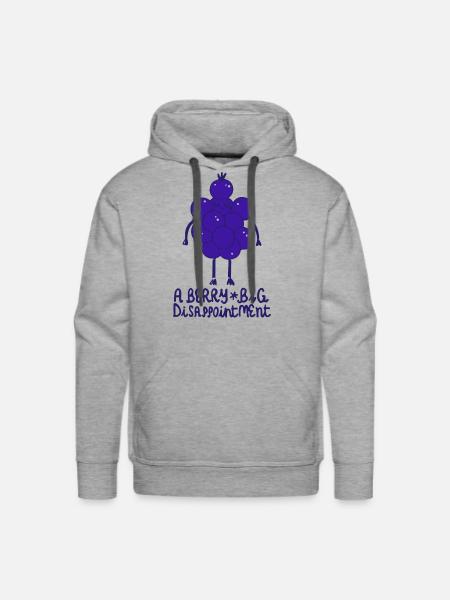 Berry big - Men's Premium Hoodie - heather grey
