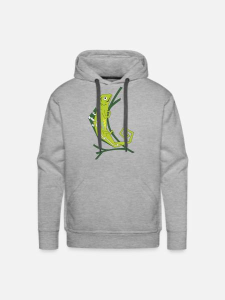 chameleon - Men's Premium Hoodie - heather grey
