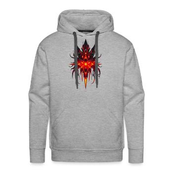 Infernal Nova Core - Men's Premium Hoodie - heather grey - Front - Liam (192cm)