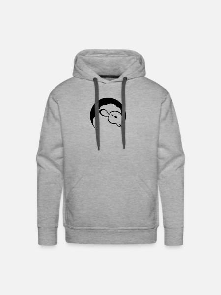 Lamb - Men's Premium Hoodie - heather grey