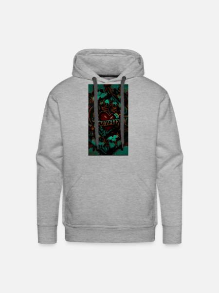 LOYALTY - Men's Premium Hoodie - heather grey