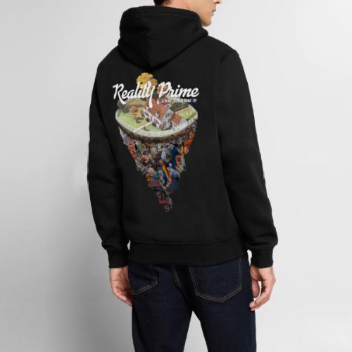 Reality Prime (On Color, Back Design) - Men's Premium Hoodie